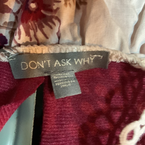 Pinkish/purplish tank with frills - Picture 3 of 3